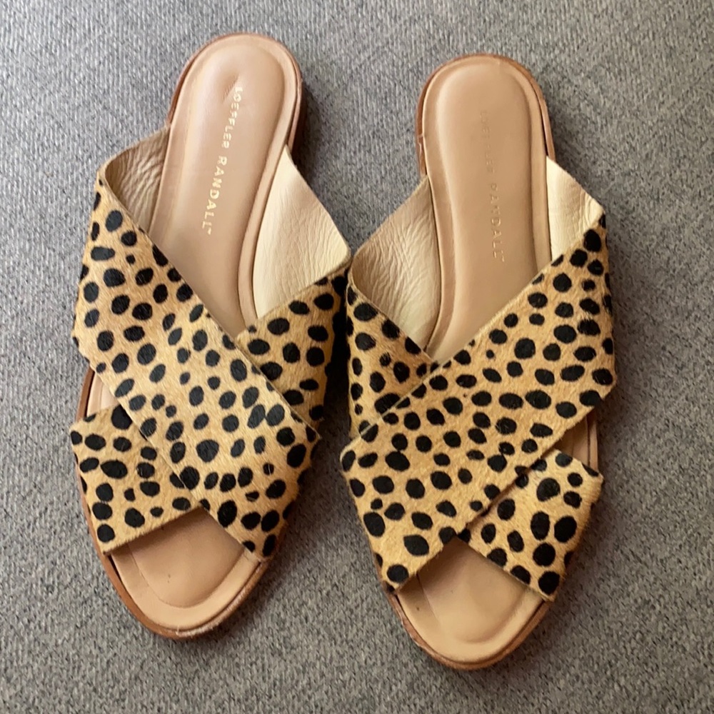 Loeffler Randall leopard sandals